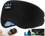 Bluetooth Sleep Headphones Eye Mask for Side Sleepers