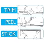 Redi Shade No Tools Blackout Paper Shades, 6 Pack