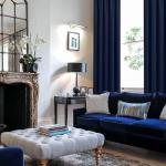 Navy Blue Blackout Curtains – Insulated & Noise Reducing