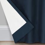 ECLIPSE Navy Blackout Thermal Window Curtain Panel