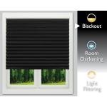 Redi Shade No Tools Blackout Paper Shades, 6 Pack