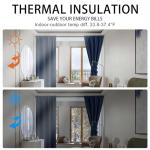 Navy Blue Blackout Curtains – Insulated & Noise Reducing