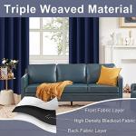 Navy Blue Blackout Curtains – Insulated & Noise Reducing