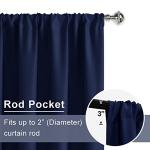 Navy Blue Blackout Curtains – Insulated & Noise Reducing