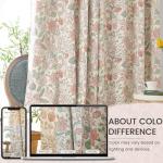 Pink Floral Blackout Curtains for Kids' Rooms