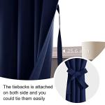 Navy Blue Blackout Curtains – Insulated & Noise Reducing