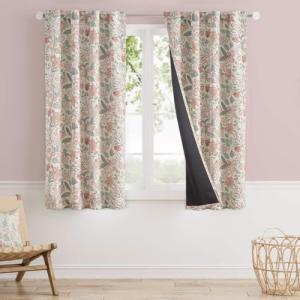 Vangao Floral Blackout Curtains for Kids Room
