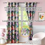Purple Floral Blackout Curtains for a Dark Bedroom