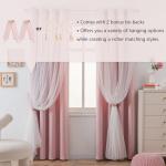 Cute Pink Blackout Curtains for Kids' Room