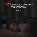 Baby Pink 100% Blackout Linen Curtains - 90 Inch