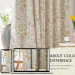 Vangao Floral Blackout Curtains for Kids Room