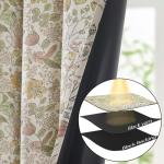 Vangao Floral Blackout Curtains for Kids Room