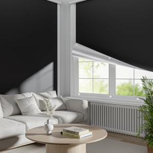 Dailycooper 100% Blackout Curtains for Bedrooms