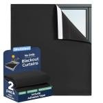 Sinotalent Easy Install Blackout Curtains - 2 Pack