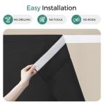 Sinotalent Easy Install Blackout Curtains - 2 Pack