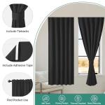Sinotalent Easy Install Blackout Curtains - 2 Pack