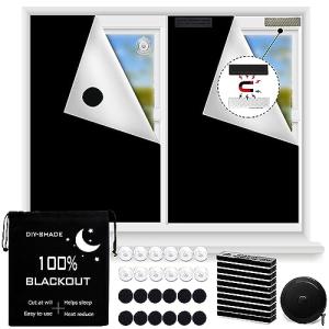 Portable Magnetic Blackout Curtain for Any Window