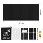 Portable 100% Blackout Window Cover Shades