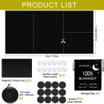 Portable Magnetic Blackout Curtain for Any Window