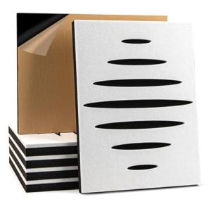 Soundproof Acoustic Panels - 6-Pack Wave Design