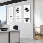 Soundproof Acoustic Panels - 6-Pack Wave Design