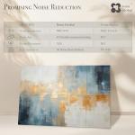 8-Pack Sound Absorbing Teal Acoustic Wall Panels