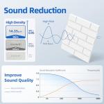 12 Pack Self-Adhesive Soundproof Foam Panels