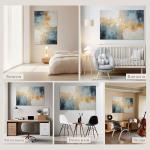 8-Pack Sound Absorbing Teal Acoustic Wall Panels