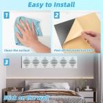Soundproof Acoustic Panels - 6-Pack Wave Design