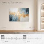 8-Pack Sound Absorbing Teal Acoustic Wall Panels