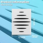 Soundproof Acoustic Panels - 6-Pack Wave Design