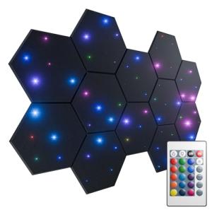 ZenSonic Hexagon Soundproof Foam Wall Panels 12-Pack