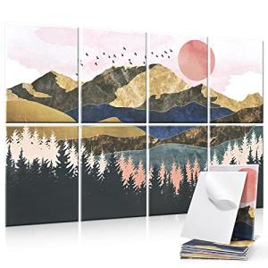 Art Acoustic Panels for Soundproofing (8 Pack)