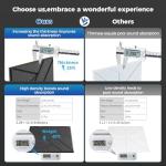 8 Pack Self-Adhesive Soundproof Foam Panels