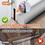 Holikme Adjustable Door Draft Stopper - Grey