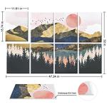 Art Acoustic Panels for Soundproofing (8 Pack)