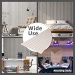 10 Pack Self-Adhesive Acoustic Soundproof Wall Panels