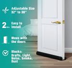 Under Door Draft Blocker for Noise and Cold