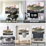 Art Acoustic Panels for Soundproofing (8 Pack)