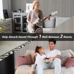 10 Pack Self-Adhesive Acoustic Soundproof Wall Panels