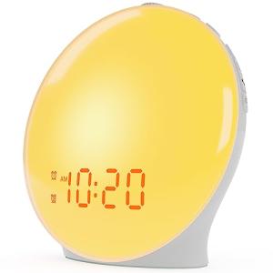 Sunrise Alarm Clock with Nature Sounds & Nightlight