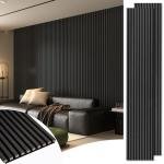 2-Pack 108" Acoustic Wood Wall Panels – Blackwood