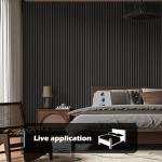 2-Pack 108" Acoustic Wood Wall Panels – Blackwood