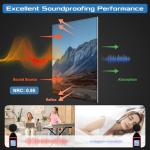 HIRESC 8 Pack Decorative Sound Absorbing Panels