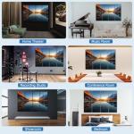 HIRESC 8 Pack Decorative Sound Absorbing Panels