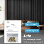 2-Pack 108" Acoustic Wood Wall Panels – Blackwood