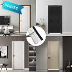 Adjustable Door Draft Stopper - 37" White Insulator