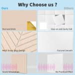 6-Pack Acoustic Wall Panels for Soundproofing