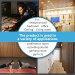2-Pack 108" Acoustic Wood Wall Panels – Blackwood