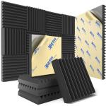 12 Pack Self-Adhesive Acoustic Foam Wall Panels